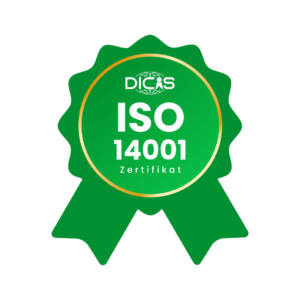 ISO 14001 Zertifikat Siegel für Umweltmanagement – nachhaltige Prozesse und normkonforme Umweltstandards