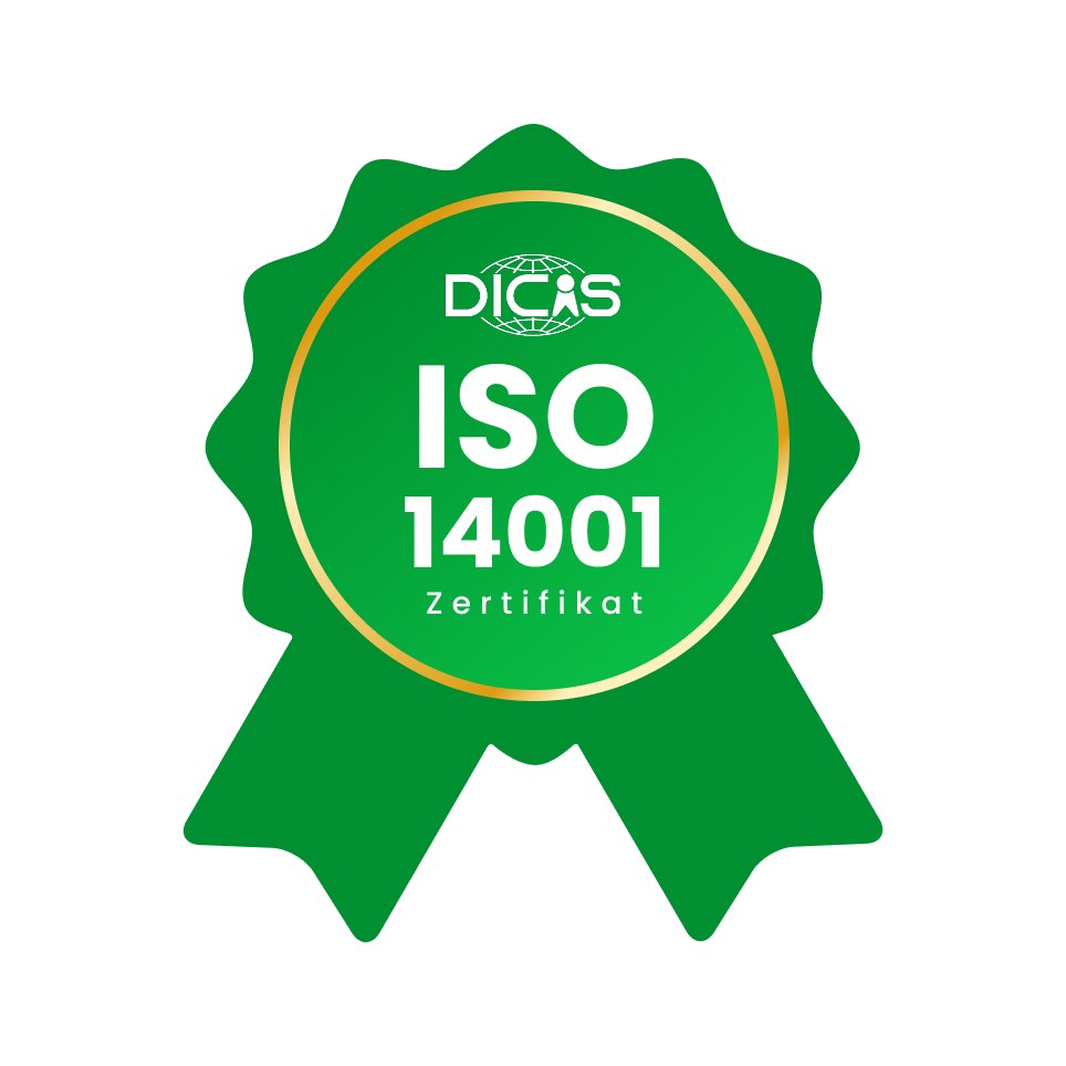 ISO 14001 Certificate Seal for Environmental Management – sustainable processes and standards-compliant environmental standards