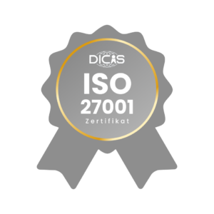 ISO 27001 Zertifikat Siegel für Informationssicherheit – Schutz sensibler Daten und normkonforme Sicherheitsprozesse