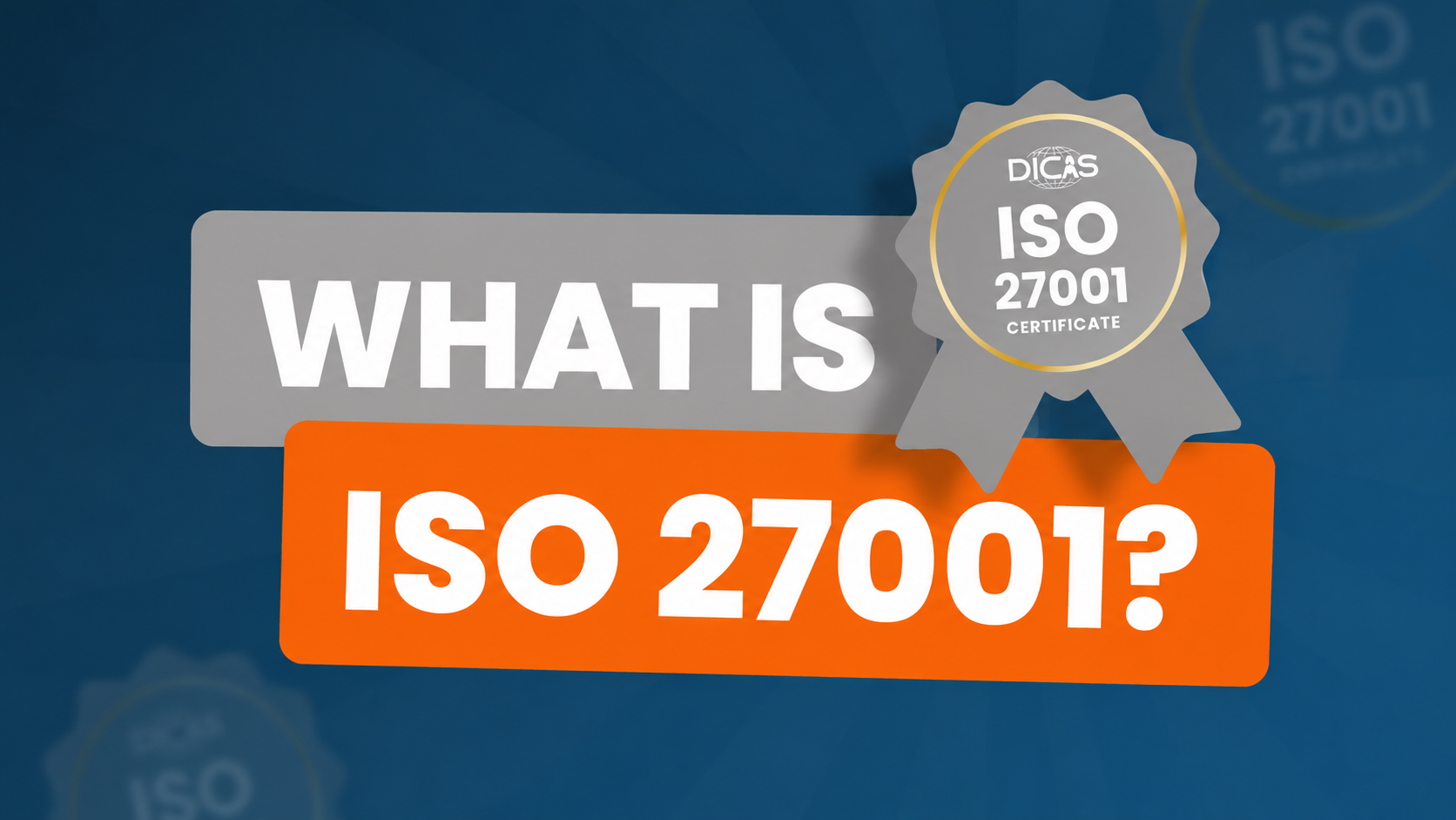 What Is ISO 27001? A Clear Introduction to the Information Security Standard What is ISO 27001 – An introduction to the ISO 27001 information security management standard and what certification means for businesses