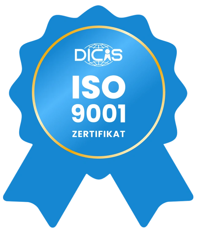 DICIS Badge – ISO 9001 DE
