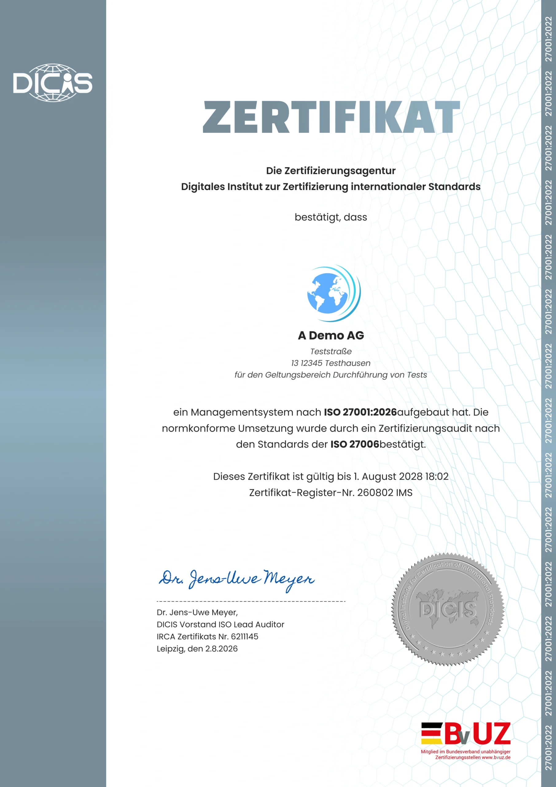 ISO 27001 – demo certificate DE (1)